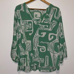 Manuheali‘i Vintage Tunic Top S